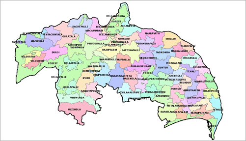 Guntur District Mandals Map An Official Website Of Zilla Praja Parishad-Guntur